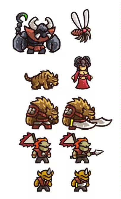 EricX53333406's tweet image. Two types of enemies, appearing in two chapters respectively