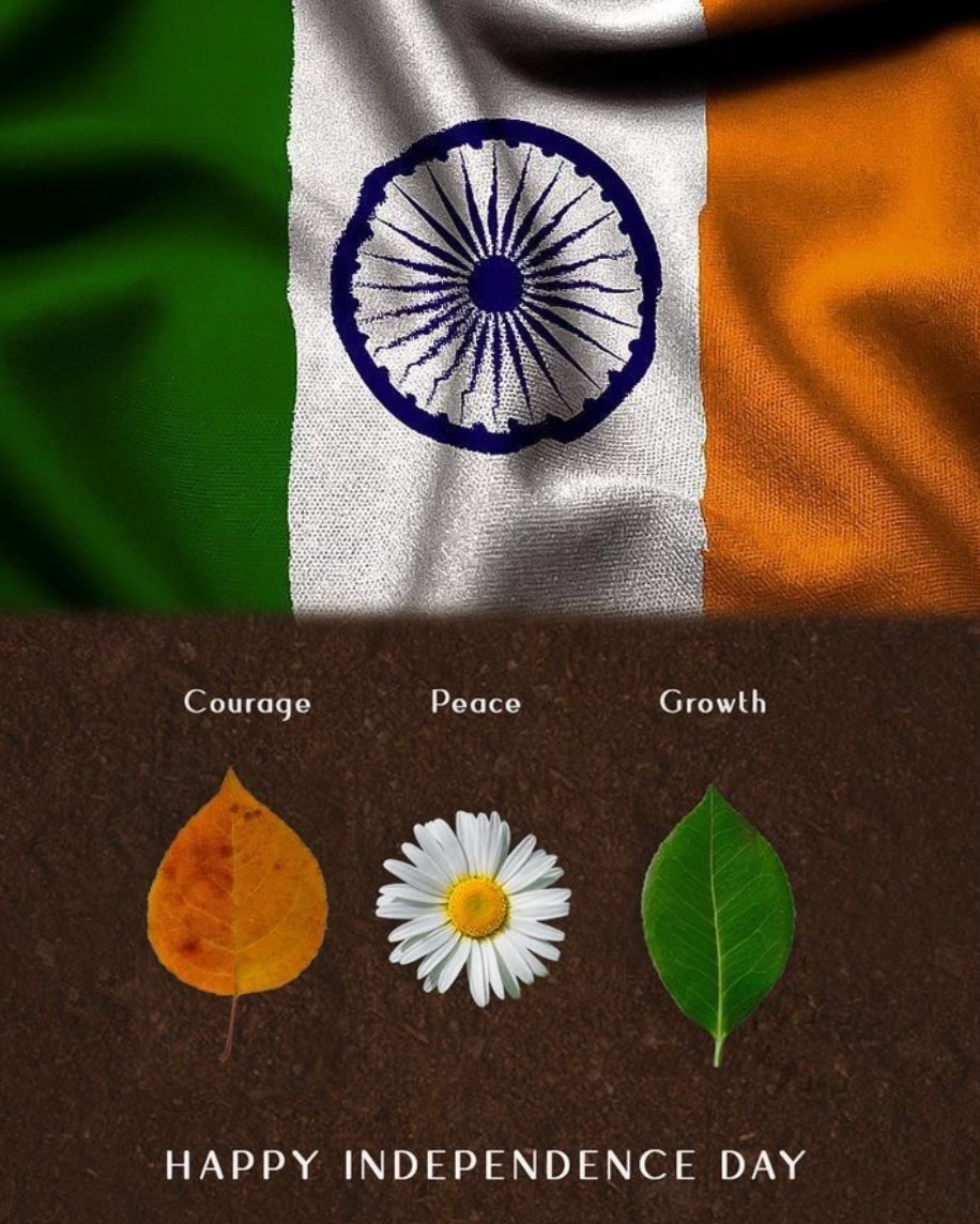 Wishing you a joyful Independence Day 🇮🇳 
Celebrate our freedom with pride and honor