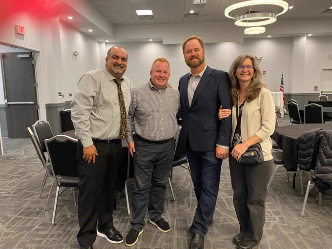 Imran Ali and Brian Peters with us at the Summit - two amazing men!