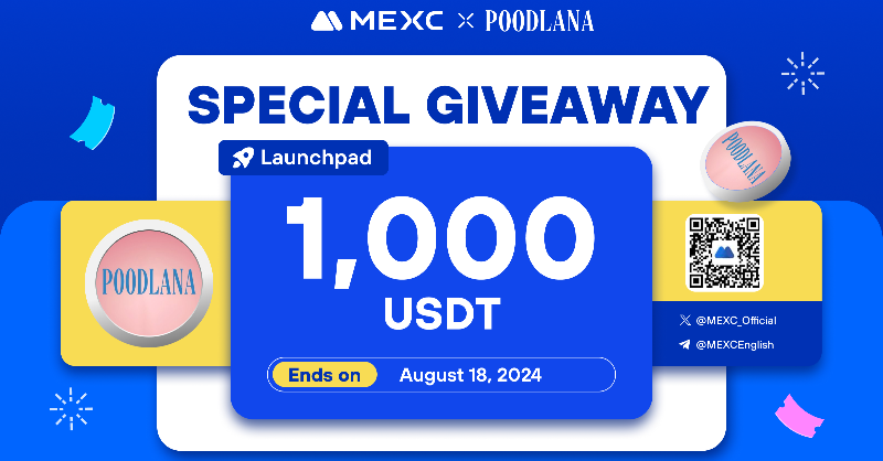 MEXC's tweet photo. 🎉 #MEXC x @Poodlana
Collab Giveaway - 1,000 USDT Lucky Draw!

To enter:
🔹Follow @MEXC_Official and @Poodlana on X
🔹Complete the tasks:⤵️ 
https://t.co/aRQhbl4rtl