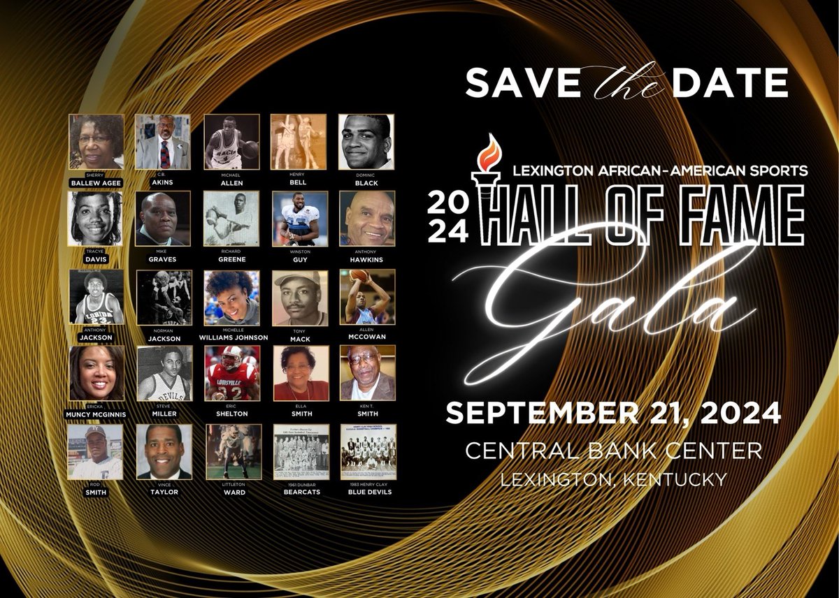 Lexington African-American Sport Hall of Fame tweet media