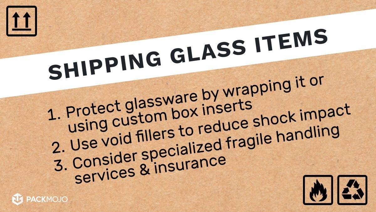 PackMojo's tweet photo. When it comes to shipping fragile items, packaging considerations become even more important. ⚠️  Learn best practices for shipping glass items: https://t.co/Kk5BibScSe 

#protectivepackaging #shippingglass #fragileshipping https://t.co/UA0j2VaWnA
