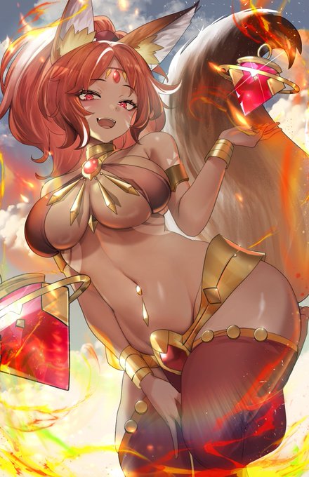 ジャーニー(@AFK_Journey_JP)のサテラを描かせていただきました! リリースおめでとうございます! https://t.co/j3fJSBXbC2 #AFKジャーニー #AFKジャーニーイラコン 