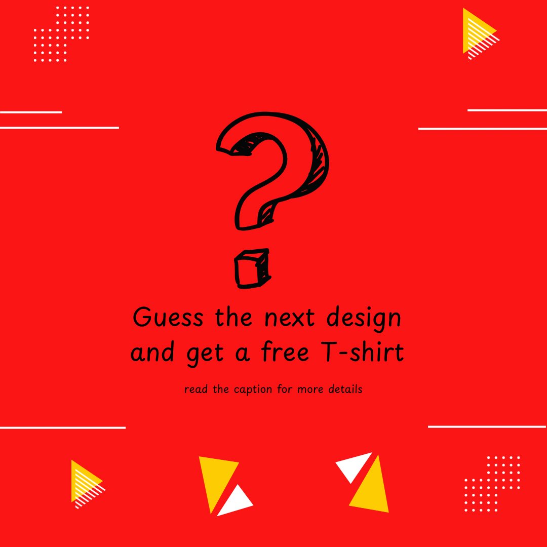 HackClothStore's tweet photo. Tag your friends! We will be giving away 5 tshirts to people who will able to guess the next design that we are making, but also, if we really like your design idea, we might make one and send it to you for FREE. 👀

#bugcrowd #Hacking #CyberSecurity #bugbountytip #defcon https://t.co/9cYS70xbLS