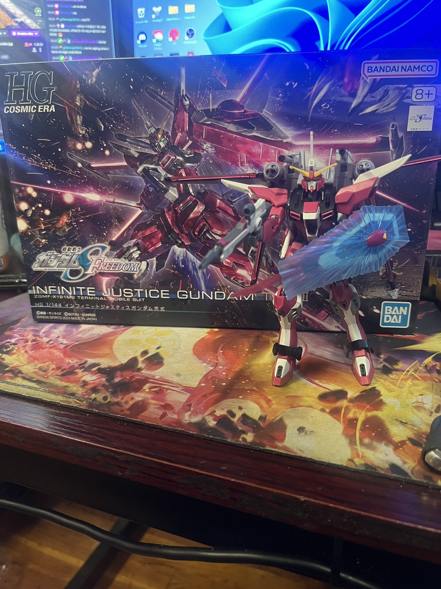 xvincemeisterx's tweet image. HG Infinite Justice Gundam is now finished! #nerdthings #gunpla #modelkits