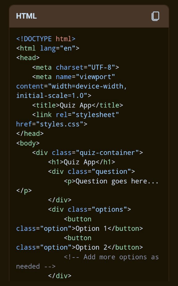 e_opore's tweet image. Building a Quiz App with HTML, CSS, and JavaScript. I will guide you step by step and provide you full Code snippets in the Link below ⬇️