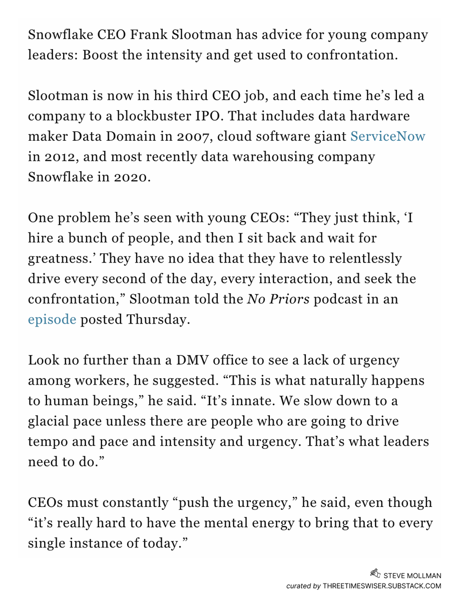 “CEOs must constantly 'push the urgency' [...] even though it’s really hard to have the mental energy to bring that to every single instance of today.”

<a href="/elonmusk/">Elon Musk</a> seems to have cracked the code. How does he do it?