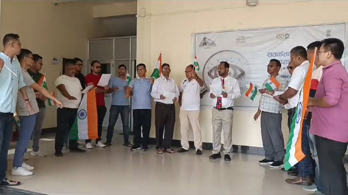 78th Independence Day Celebration and Hoisting of Indian National Flag at NHIDCL RO Imphal, Manipur.
 @NHIDCL