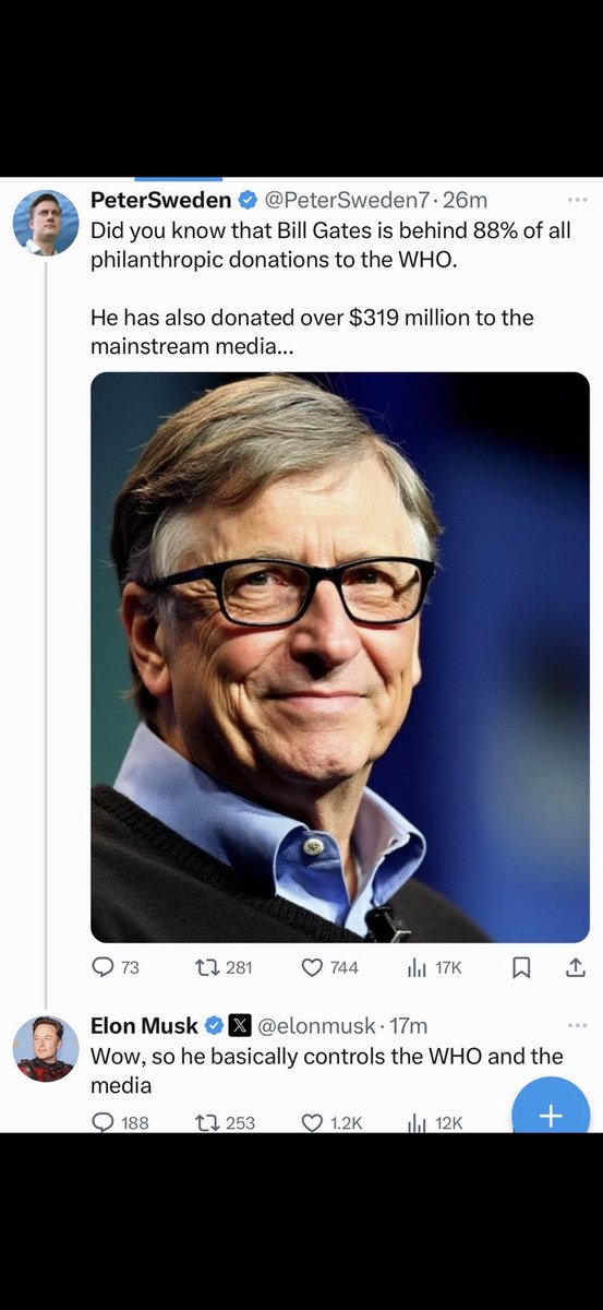 Elon Musk acaba de confirmar lo que todo el mundo ya sabe sobre Bill Gates ‼️lea la respuesta de elon. #plandemia #mono #ViruelaDelMono