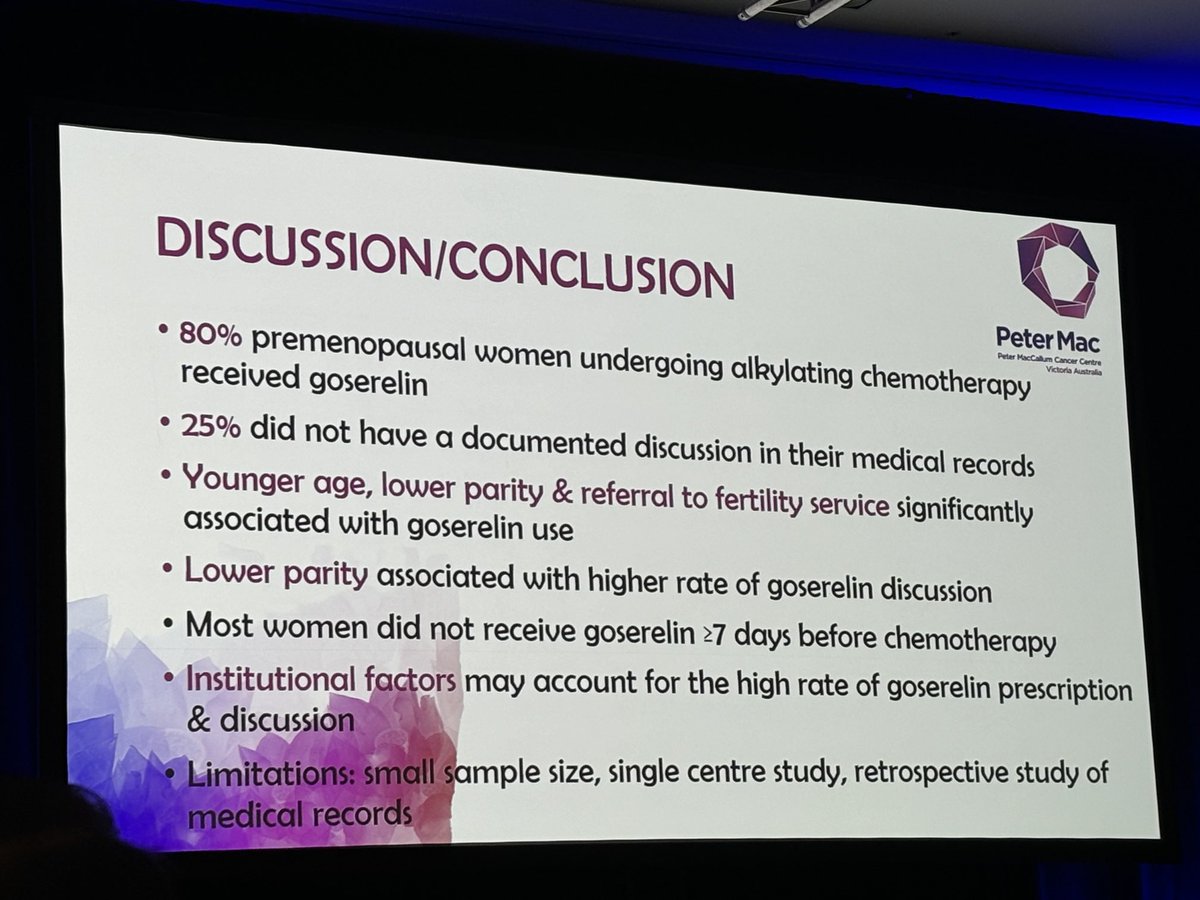 Linda Mileshkin (@lindamileshkin) on Twitter photo Great presentation by Dr Felicity Martin in the oral trainees session #MOGA24 highlighting the importance of audit to pick up gaps in evidence based interventions being used properly in routine clinical practice <a href="/PeterMacRes/">Peter Mac Research</a> <a href="/CuiWanda/">Wanda (Wanyuan) Cui</a> <a href="/drkellyphillips/">Prof Kelly-Anne Phillips</a> Great presentation by Dr Felicity Martin in the oral trainees session #MOGA24 highlighting the importance of audit to pick up gaps in evidence based interventions being used properly in routine clinical practice <a href="/PeterMacRes/">Peter Mac Research</a> <a href="/CuiWanda/">Wanda (Wanyuan) Cui</a> <a href="/drkellyphillips/">Prof Kelly-Anne Phillips</a>