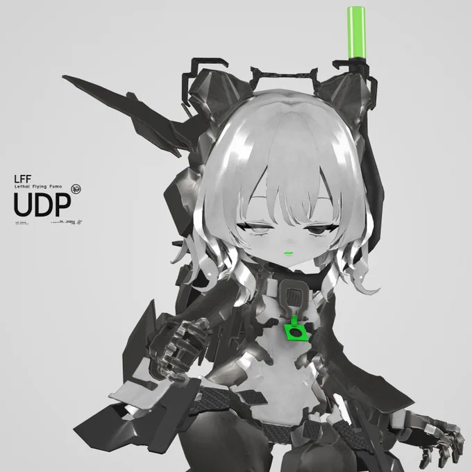 二体目のアバターです 今回は揺れもの多分設定できてると思います  