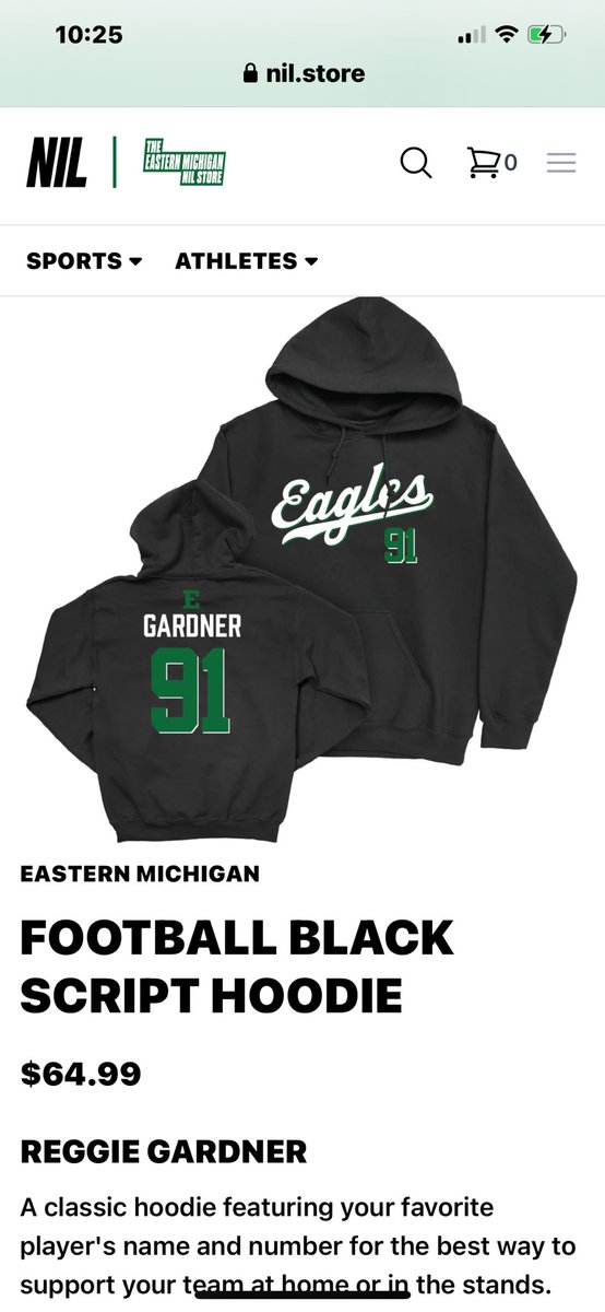 Go shop at Eastern Michigan NIL store                                nil.store/eastern-michig…