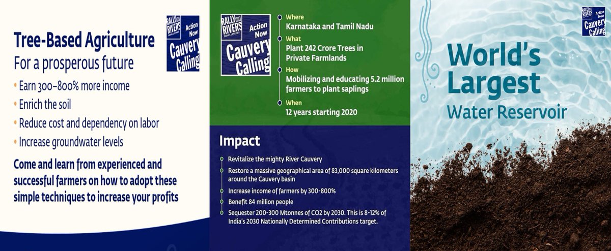 bdas2208's tweet photo. September 3 -
@SadhguruJV

's Birthday and River RevitalisationDay!* 🥳🌊

🌳 Let's celebrate the Day by offering *67,000* trees for Sadhguru and the Cauvery River
🙇🌻

https://t.co/0WeHUR2TuY
🌴Cauvery Calling Initiative aims to plant 2.42 billion trees in the Cauvery basin. https://t.co/VEdNhLV010