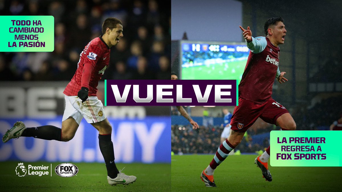 ¡LA PREMIER LEAGUE VUELVE A CASA!😱

Es una inmensa alegría compartirles que tendremos la mejor liga del mundo por <a href="/FOXSportsMX/">FOX Sports MX</a> ⚽️🏴󠁧󠁢󠁥󠁮󠁧󠁿

Nos vemos y escuchamos todos los fines de semana con la gran cobertura que estamos preparando para ustedes