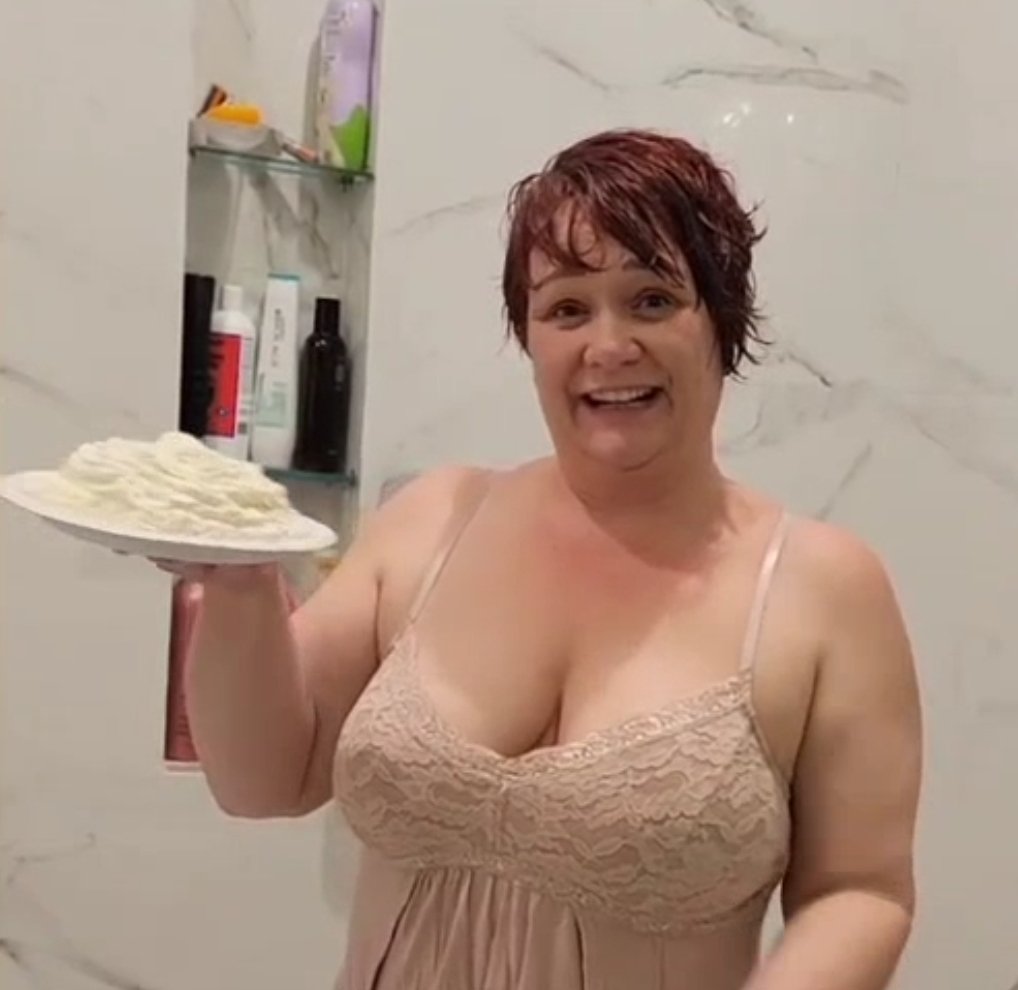 CuriousVixen82's tweet photo. If you could have any model, current or retired, who would you like to see film a whipped cream Wednesday pie in the face? #nsfw #pieintheface #whippedcream #topless #tits #wam #messy #pieface #whippedcreamwednesday #pieing #tease #sexy #joi #gettingpied #bikini #boobs https://t.co/Kb9eD9gRUF