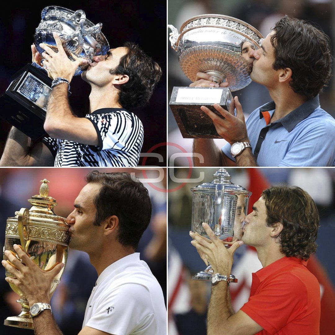 SC_ESPN's tweet photo. ¡Felices 43, Roger! ¿Con qué palabra definirías a Federer? https://t.co/RCydLf7yFe
