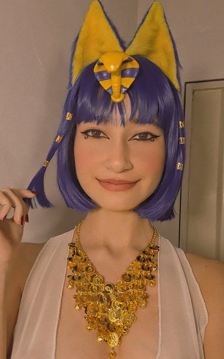 Cosplay de Ankha-Animal Crossing 💙💙💙
#ankha #ankhacosplay #AnimalCrossing #cosplay #cosplayersgirl