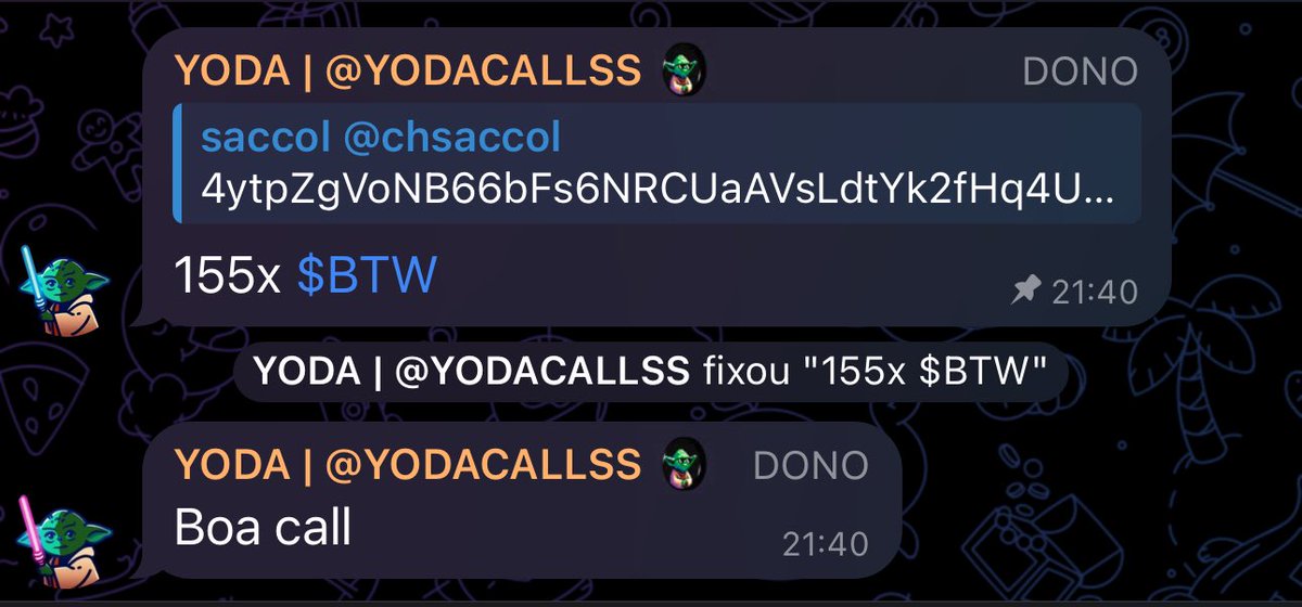 🤝🤝🤝🤝 <a href="/yodacalls/">Yoda</a> ✅ $BTW