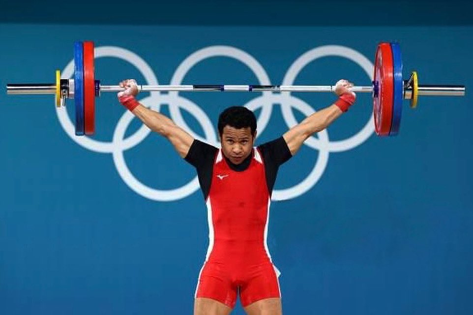 daditoka's tweet photo. Morea Baru continues to fly our flag high in the 61kg Men’s Weightlifting at the 2024 Paris Olympics. His total lift of 279kgs placed him 5th in a field of 12 World Class Finalists. This extraordinary performance is one of the best results in PNGs Olympic history. https://t.co/D1yxMKismN