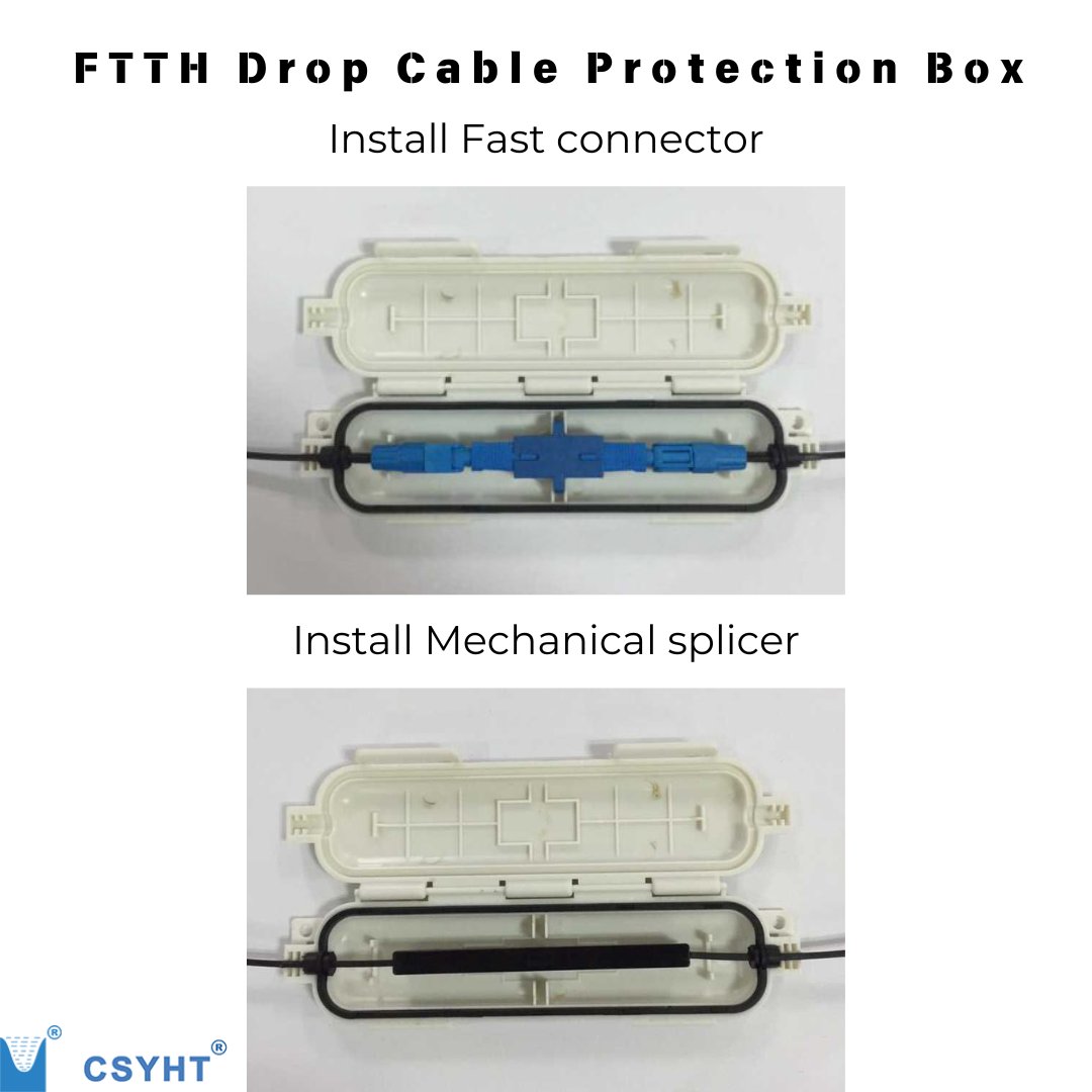 FanLaura3's tweet image. FTTH Drop Cable Protection Box 
PFB-MINI

Feature：
1.Fast connecting,Waterproof IP64
2.Small size, nice shape, convenient Installation.
3.Splice contact protection is stable&amp;amp;reliable,Protect it from damage or broken by external force 

#dropcable #protectionbox