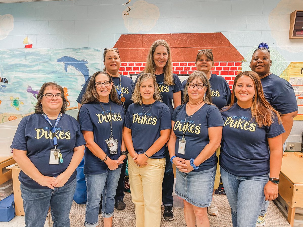 CSaxtan's tweet photo. Great things happen when you’re a DUKE!!!! What an amazing first day of school in #PreK 💙💛 #wearecucps #dukepride #ccesdukes #makeitcount @ccesdukes @CuCPS https://t.co/9UiPGCaRr4