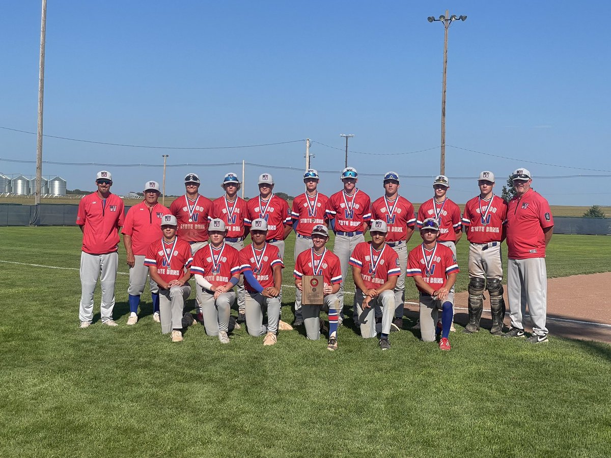 Wahoo State Bank Reds and Pharmacy Blues Baseball tweet media