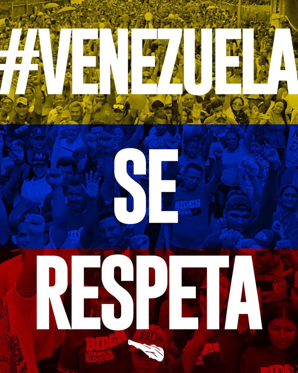 #MIRA, Nuestro pueblo es sabio, valiente , aguerrido y consciente del papel que le corresponde en esta conyuntura, no vamos a permitir más injerencia en nuestro país #VenezuelaSeRespeta
.<a href="/ConElMazoDando/">Con el Mazo Dando</a> <a href="/dcabellor/">Diosdado Cabello R</a>
