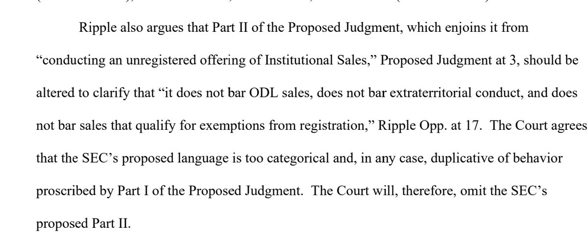 CryptoBusy's tweet photo. 🚨 BREAKING NEWS: $XRP IS NOT A SECURITY!

Judge orders #Ripple to pay $125 million in civil penalties, officially ending the SEC's lawsuit & concluding that $XRP is not a security.