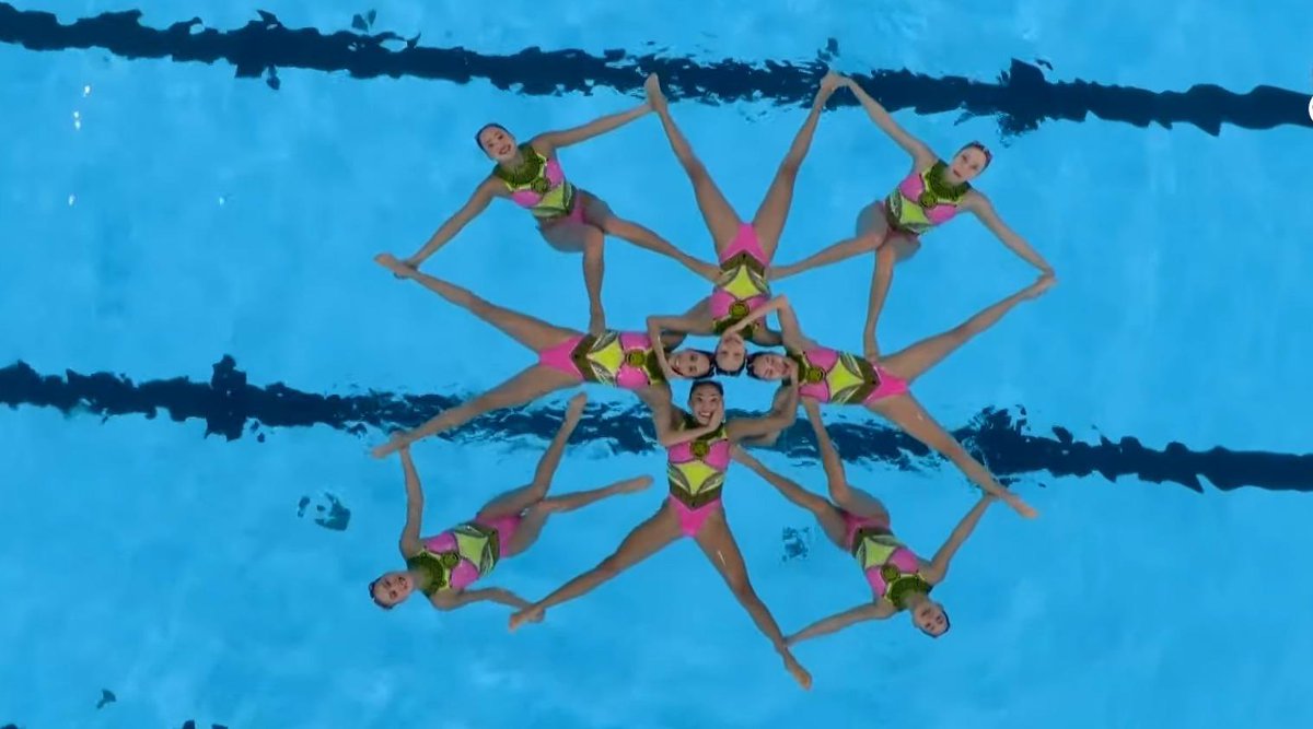 conadeoficial's tweet photo. Natación artística, séptimo lugar en la competencia por equipos de París 2024

México presentó su rutina acrobática llamada “Matlalcueye”.

👉 https://t.co/NDDPNX26JP https://t.co/xbZDZJ1ZVU