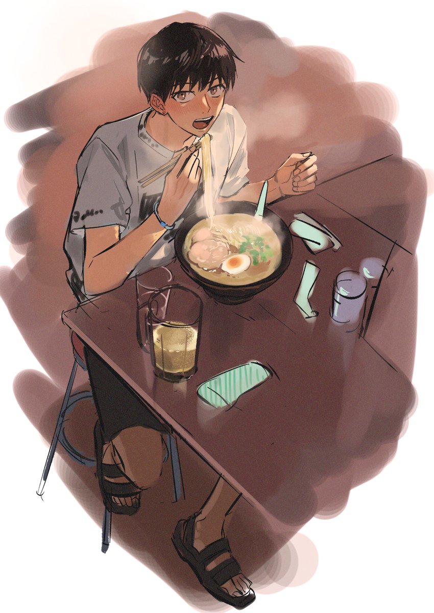 skyuyard's tweet photo. ラーメンが…たべたくて… https://t.co/q1J4X7x9Mz