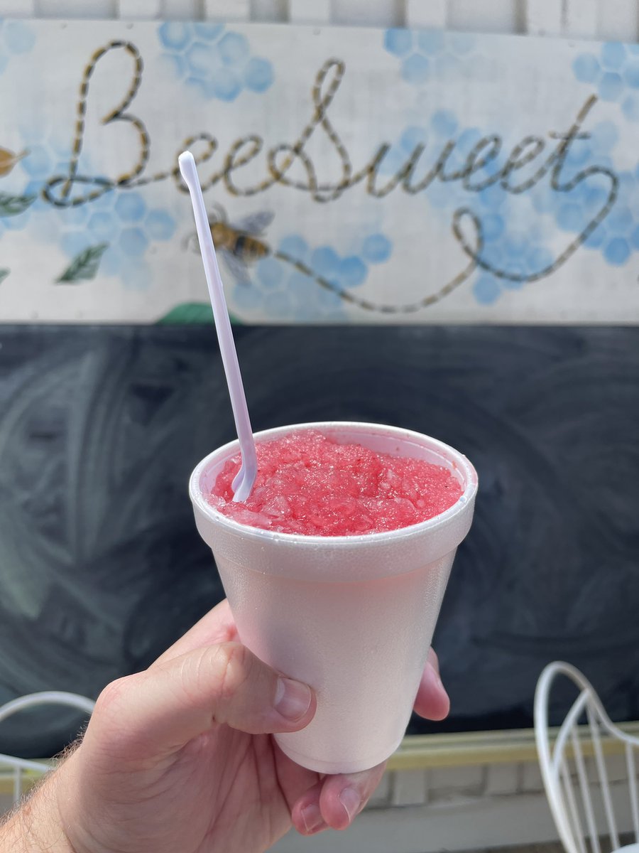 Thanks to #beesweetfolsom for the refreshing blackberry-honey #snowball treat! <a href="/LANorthshore/">Visit The Northshore</a> #visitthenorthshore #tammanytaste