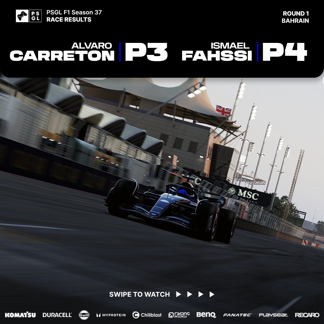 WilliamsEsports's tweet image. PODIUM FOR WILLIAMS! Congratulations to the boys
@AlvaroCarreton @ismaelfahssi_ 

Incredible Race!! @PremierSimGL

#WeAreWilliams | #PSGL