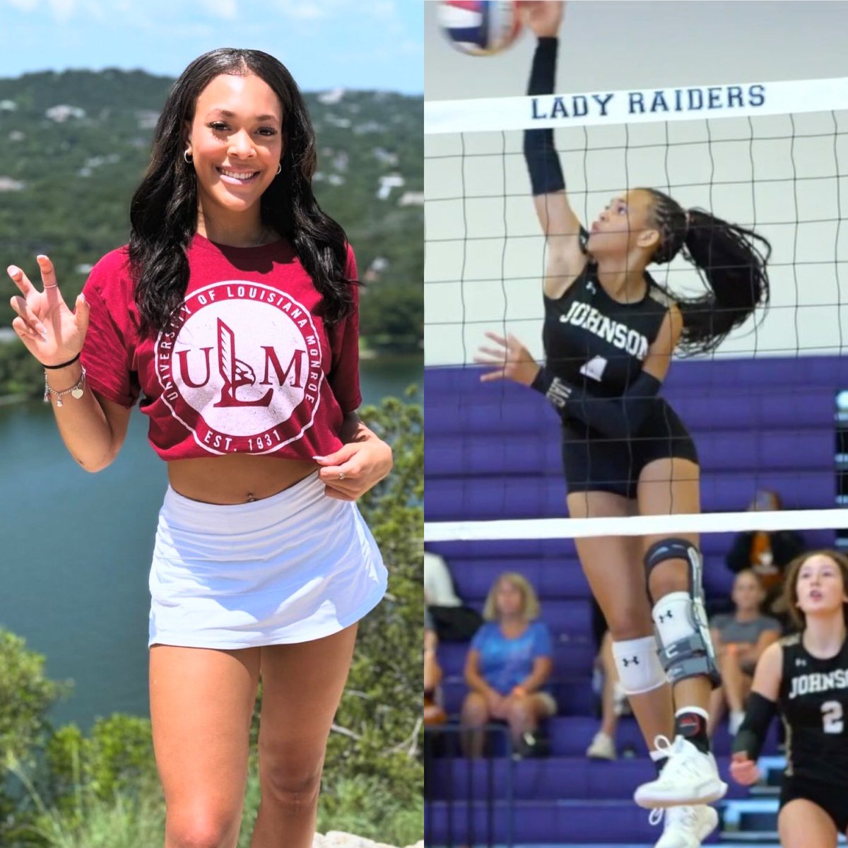 var_austin's tweet photo. ๐ฐ๐D1 VERBAL: #BudaJohnson OH Zaniah Hoskins (โ25) pledged #LouisianaMonroe #TXHSVB https://t.co/U8rH7hgx54