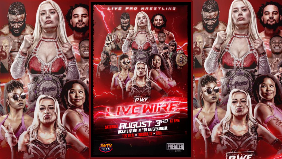 IWTV (@indiewrestling) on Twitter photo Now On Demand
<a href="/PremierFed/">Premier Wrestling Federation</a> Livewire 33
<a href="/The_Ray_Of_Lite/">T-Ray82</a> v <a href="/Konstantine225/">Korey Konstantine</a>
<a href="/WindDragonDN/">~The Wind Dragon~ Dustin Nguyen</a> v <a href="/MHisTheShow/">THE SHOW 🍿</a>
<a href="/CaineCarter_/">Caine Carter ✨</a> v <a href="/Jackpot_jrock/">🎰JACKPOT🎰</a>
<a href="/itsLondynDior/">Londyn Dior✨</a> v Misti Marx v <a href="/ShayKarmichael/">Shay KarMichael</a>
+ <a href="/KennyKalypso/">Pineapple Lord</a> <a href="/jusxnic_/">JusxNic (Dotarsojat) ⭕️</a> & more!
independentwrestling.tv/player/Jdv1Nwq… Now On Demand
<a href="/PremierFed/">Premier Wrestling Federation</a> Livewire 33
<a href="/The_Ray_Of_Lite/">T-Ray82</a> v <a href="/Konstantine225/">Korey Konstantine</a>
<a href="/WindDragonDN/">~The Wind Dragon~ Dustin Nguyen</a> v <a href="/MHisTheShow/">THE SHOW 🍿</a>
<a href="/CaineCarter_/">Caine Carter ✨</a> v <a href="/Jackpot_jrock/">🎰JACKPOT🎰</a>
<a href="/itsLondynDior/">Londyn Dior✨</a> v Misti Marx v <a href="/ShayKarmichael/">Shay KarMichael</a>
+ <a href="/KennyKalypso/">Pineapple Lord</a> <a href="/jusxnic_/">JusxNic (Dotarsojat) ⭕️</a> & more!
independentwrestling.tv/player/Jdv1Nwq…