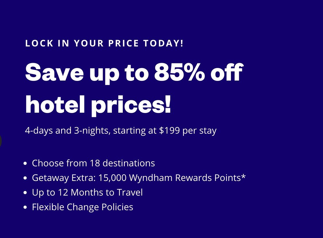 USCCStrategy's tweet image. #Wyndham #Timeshare: Three Nights + 30k Points For $199
clubwyndham.wyndhamdestinations.com/buy/packages/b…