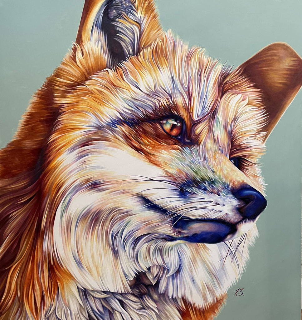 Our hallways are looking a little different this month! 

Traci Z is a Colorado artist creating colorful animal portraits. Having an encounter with a wild animal is magical. Traci wants to bring a little bit of that magic to her viewers. 🧚‍♀️✨

Learn more: tracizart.com