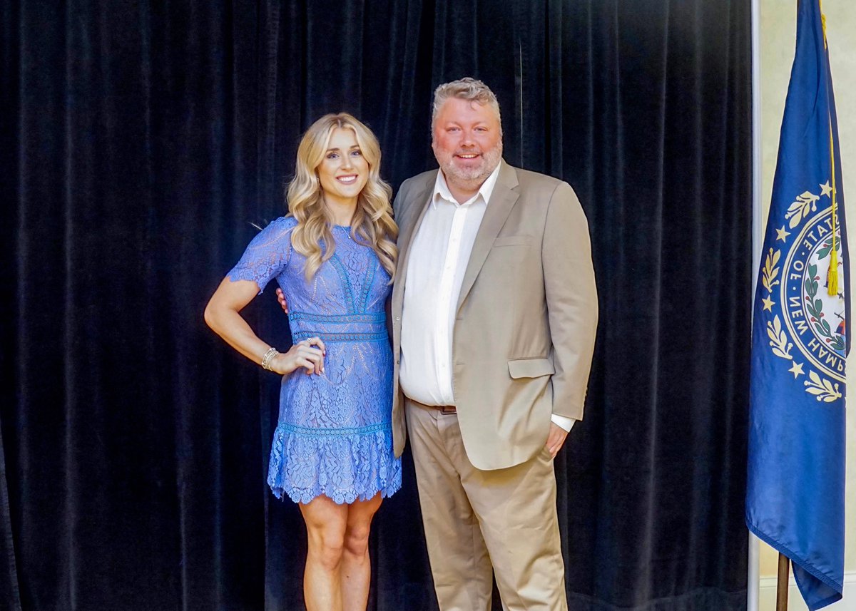 This past weekend I attended the <a href="/NHFRW/">New Hampshire Federation of Republican Women</a>’s reception featuring all-American swimmer <a href="/Riley_Gaines_/">Riley Gaines</a>. Riley was forced to compete against a man pretending to be a woman in order to gain a competitive advantage. #protectwomenssports #NHPolitics