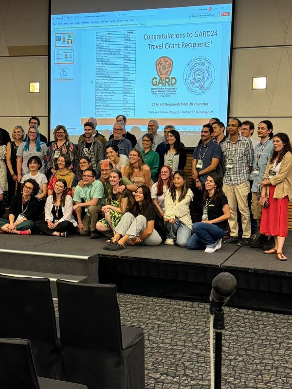 texcroc's tweet photo. PhD candidate Mar @anuradelmar represents the #RDZLab &amp; @txst at World Congress of Herpetology in Borneo thanks to #GARD! Great job presenting your #NSF funded research on amphibian-chytrid in the canopy to the global community. We're all super proud of you! 🐸🌳🧬🍄‍🟫#WCH10 https://t.co/QVC9xcHQFH