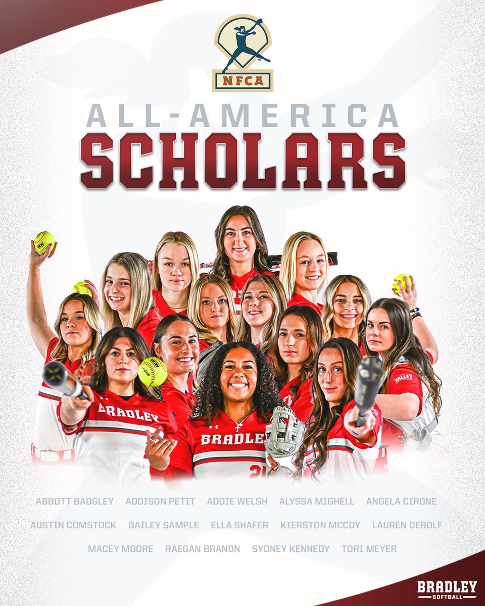 Bradley Softball tweet media