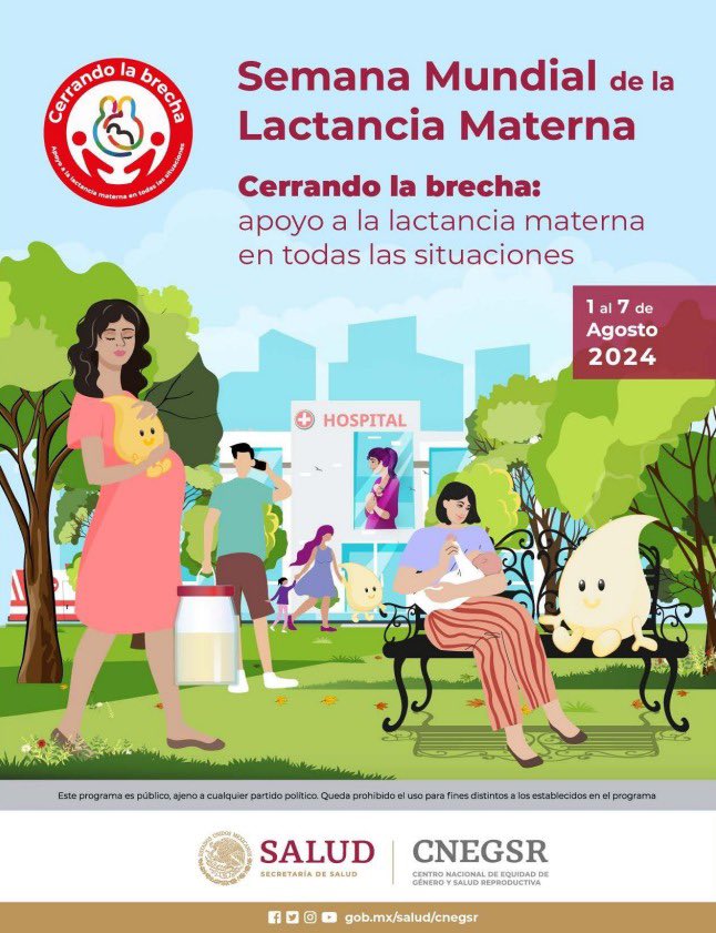 _GARYAE's tweet image. #CerrandoLabrecha
#ApoyoaLaLactanciaParaTodos
#Méxicolactanciamaternacerrandolabrecha
#Semanamundialdelalactanciamaterna2024
#construyendomejor
#MexicoSMLM2024