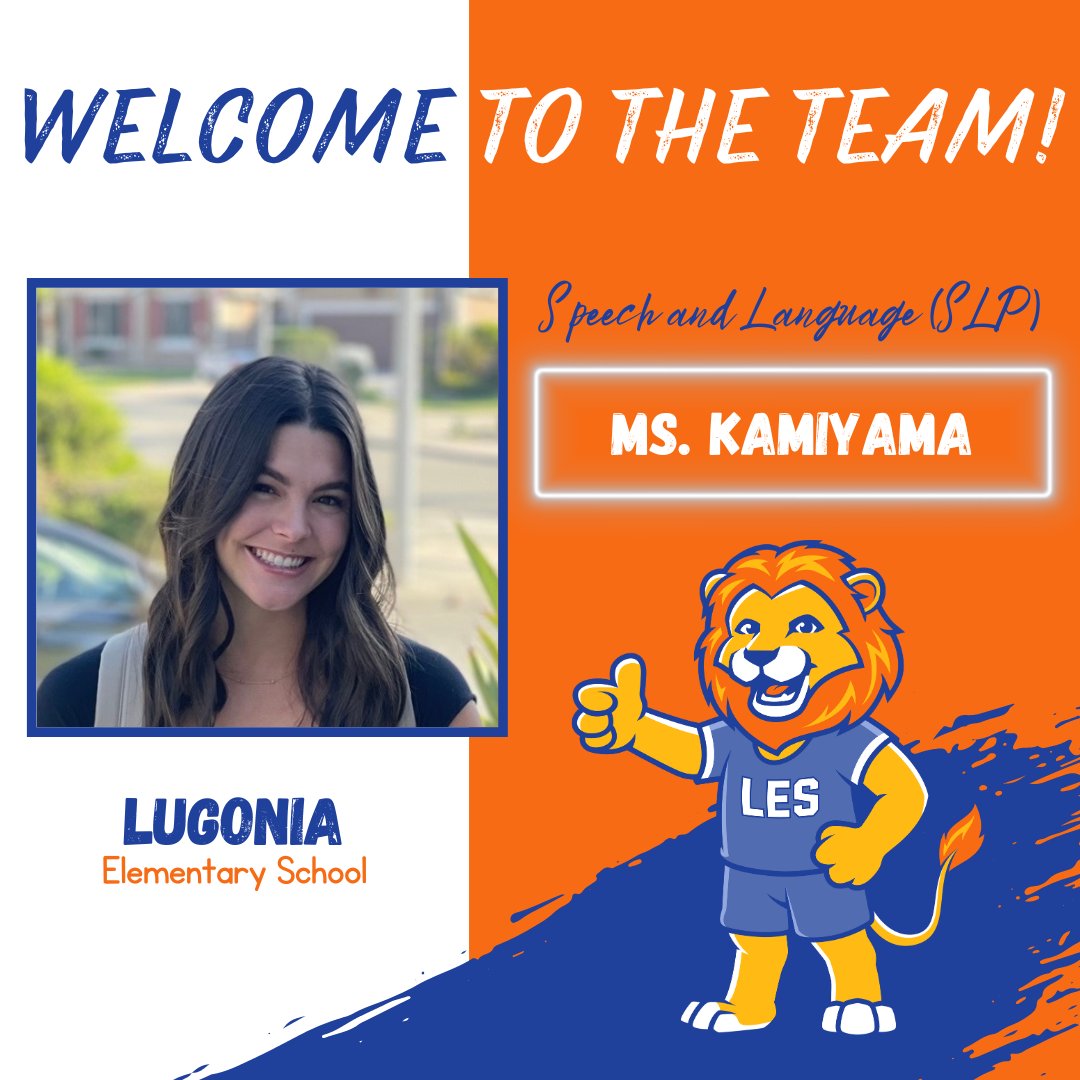 Lugonia Elementary is excited to welcome Miss Kamiyama, our newest SLP for the 24-25 school year! 📚✨ #RaiseTheRoar #ThisisRUSD