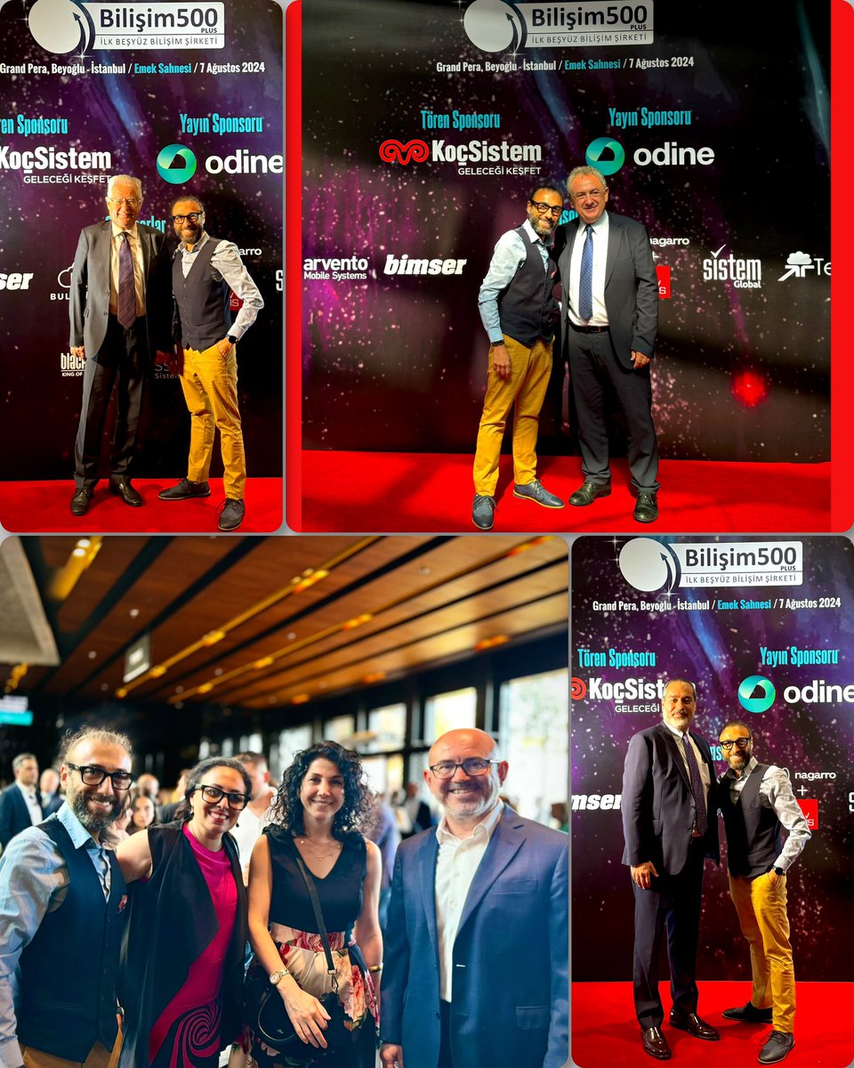 Gündem yoğunluğundan dolayı uzun süredir bir araya gelemediğim bilişim dünyasından değerli dostlarımla <a href="/Bilisim500TR/">Bilisim500</a> ödül töreninde bir araya geldik.
Bu güzel organizasyonun ev sahibi <a href="/muratgoce/">Murat Göçe</a> olmak üzere emeği geçen herkese teşekkür ederim…
#Bilişim500 #YüksekTeknoloji #TEPED