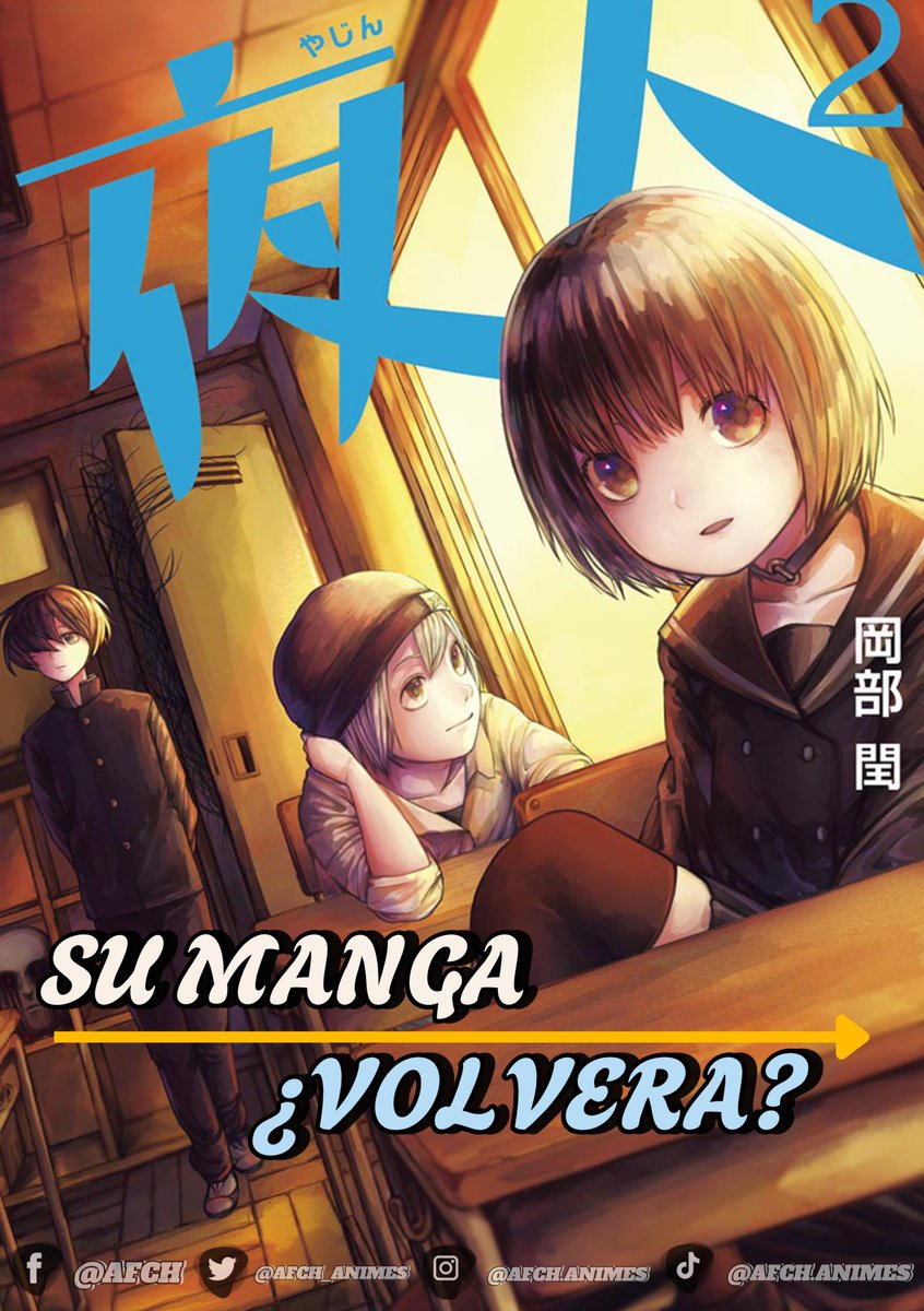 AFCH_'s tweet photo. 📺 | NOTICIAS
Tras Su Pausa En 2018 La Serie Manga "Yajin (Night Person)" Está Pensando En Una Posible Reanudación Para Este Fin De Año.
#Anime #Manga #Yajin https://t.co/XUBATzYWxr