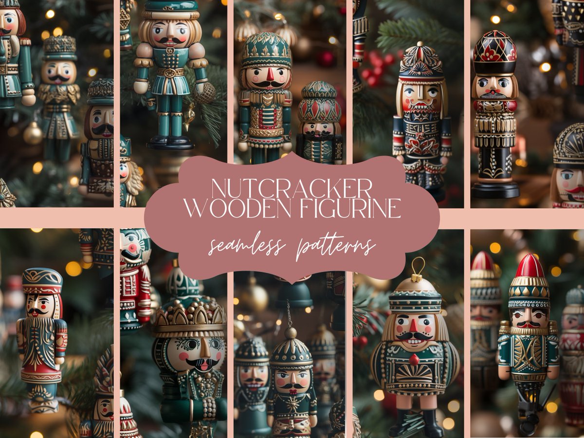 AVIATIKA_art's tweet photo. 🎄12 #Nutcracker #Figurine #Seamless #Pattern | #Christmas #Tree #Texture | #Wooden #Decorations #Print | #Ballet #Digital #Paper | #Festive #Statue #Set
🛒Shop: https://t.co/iAnMzN7zdb #NutcrackerPattern #ChristmasArt #CreativeDesign #EtsyShop #EtsyFinds #SeamlessPatterns #Art https://t.co/vjUkvs9vsh