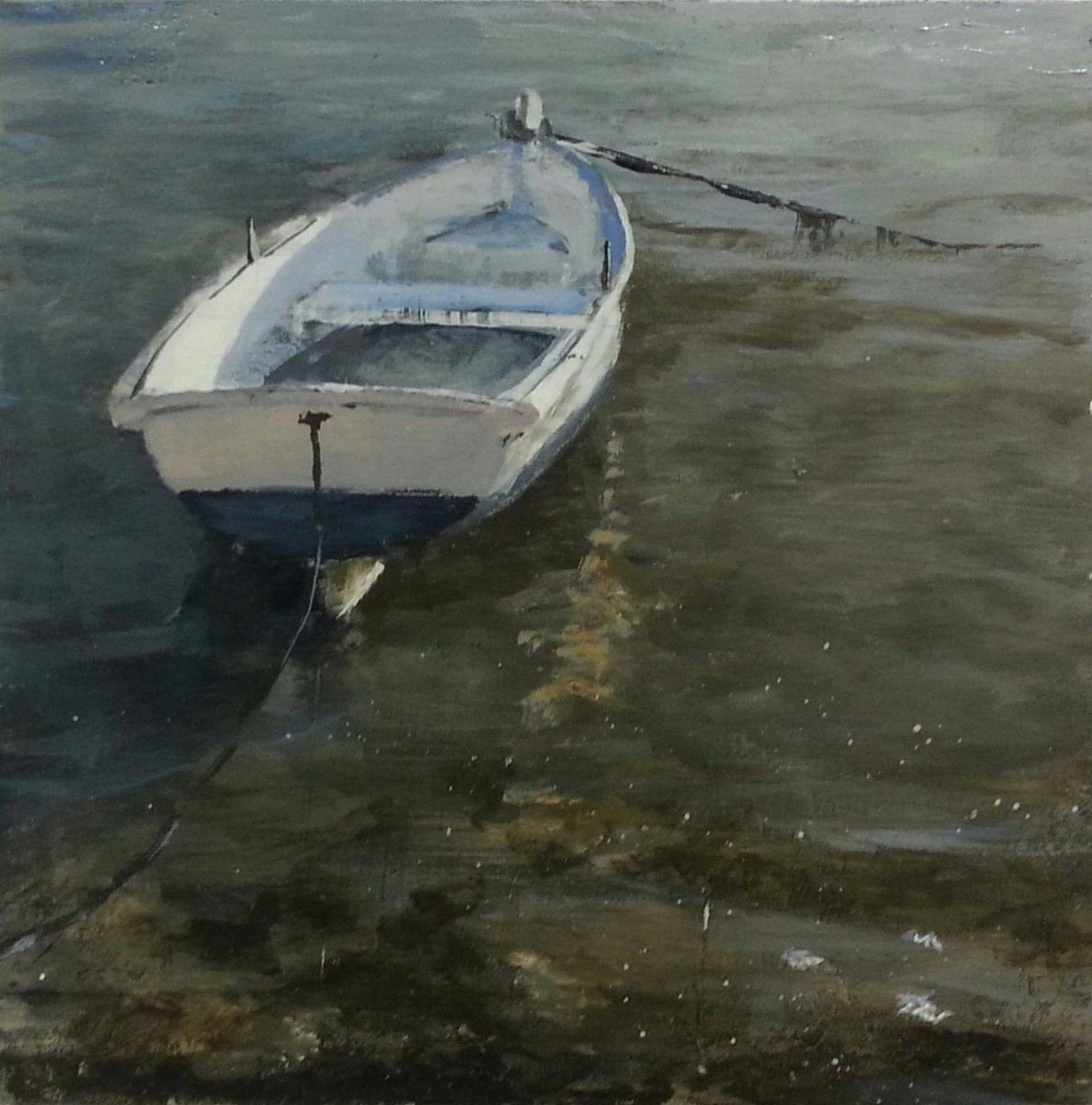 pepebaenanieto's tweet image. Caleta , óleo sobre tabla .