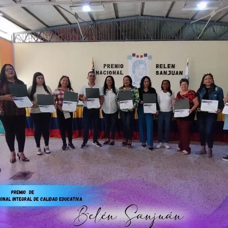 CDCE Altagracia/Sucre (@cdce_altagracia) on Twitter photo Instituciones educativas del estado Sucre, reciben el Premio Integral de Gestión Institucional Belén San Juan, un reconocimiento a la Calidad Educativa.
<a href="/NicolasMaduro/">Nicolás Maduro</a>
<a href="/_LaAvanzadora/">Yelitze Santaella</a>
<a href="/MPPEDUCACION/">MPPEDUCACION</a>
<a href="/KarenlyPSUV/">Karenly Sánchez</a> Instituciones educativas del estado Sucre, reciben el Premio Integral de Gestión Institucional Belén San Juan, un reconocimiento a la Calidad Educativa.
<a href="/NicolasMaduro/">Nicolás Maduro</a>
<a href="/_LaAvanzadora/">Yelitze Santaella</a>
<a href="/MPPEDUCACION/">MPPEDUCACION</a>
<a href="/KarenlyPSUV/">Karenly Sánchez</a>