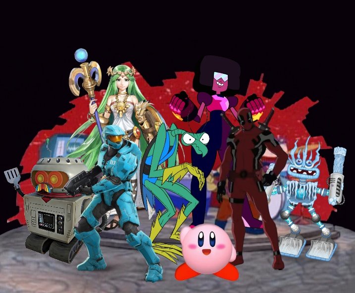 SpaceGhostofX's tweet photo. Greetings! I'm Space Ghost! Tonight's guests; @omoriblack222, @Truekindalove__, @chillcoldwub269, @ReverseBuckie, @SSBM_Kirby, @DeadpoolNorth, and @NHeidaker! 
Sorry you have to stand so close to Zorak..

(Reposted because I forgot to post it in this QRT thread the first time) https://t.co/Y16RNfWv48