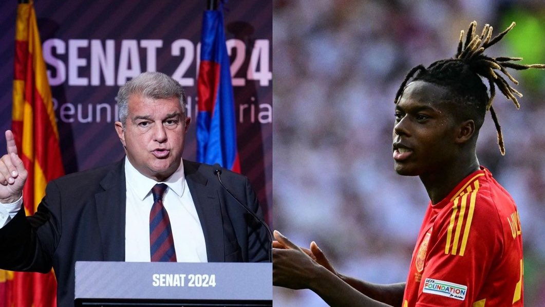 Somhiseremfcb's tweet photo. ☎️ Laporta toma el mando en la operación Nico Williams 

[Vía @sport ] https://t.co/cxmhSpeUZw