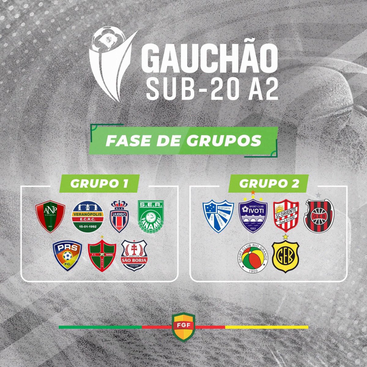 ec_saoborja's tweet photo. 📢 O Esporte Clube São Borja participará do Gauchão Sub-20 A2 2024! 🏆⚽

A competição contará com 13 clubes, iniciando em 14 de setembro e terminando em 7 de dezembro. 

Os times foram divididos em dois grupos regionalizados, e os quatro melhores de cada grupo avançam. 🏹🇳🇱 https://t.co/6jvkYDwu61