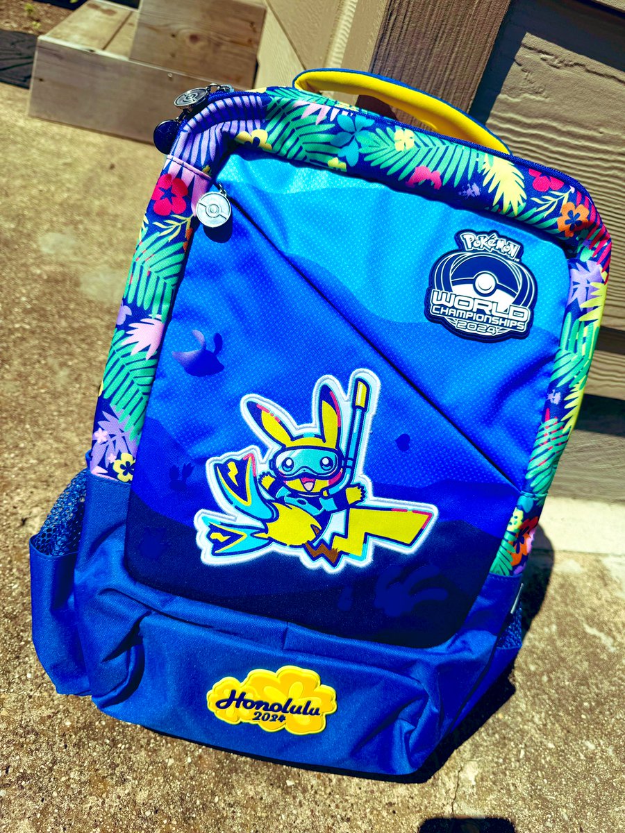 LeonhartYT's tweet image. The new Pokemon Worlds Honolulu 2024 backpack is best one yet!

Thank you @Pokemon for sending me #freegifts #Pokemon